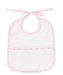 Bavoir avec ruban - 3 mois Rose
