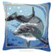 Coussin portrait de dauphin