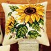 Coussin Les tournesols