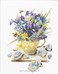 VIOLET BOUQUET - MB sur toile Etamine 10.5 fils