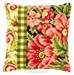Coussin fleurs des indes 3