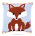 Coussin renard foncé