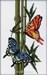 papillons et bambous