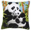 Coussin Panda et son bébé