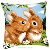 Coussin les lapins de Pâques