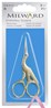 Ciseaux brodrie cigogne Professionnels pointe extra fine dor 9 cm