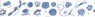 Biais couture bleu rouleau 20M repli en 2 de largeur 20-9.5mm