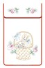 Cache torchon Les chats sur toile coton blanc