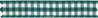 Ruban vichy largeur 10mm vert fonce