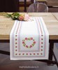 Chemin de table cur de roses