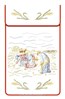 Cache torchon Les Glaneuses sur toile coton blanc