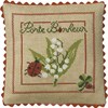 Coussin porte bonheur sur toile Aida