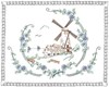 napperon Le moulin Bord dentelle