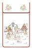 Cache torchon L'alsacienne sur toile coton blanc
