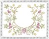 napperon Mdaillon de vigne Bord dentelle