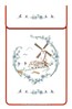 Cache torchon Le moulin sur toile coton blanc