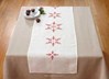 Chemin de table grands flocons- Spcial Nol