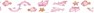 Biais dauphins et baleines rose picette de 3M repli en 2 de largeur 20-9.5mm