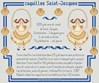 COQUILLES ST JACQUES sur toile aida 7.0