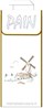 Sac  pain Le moulin  sur coton Blanc gans