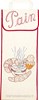 Sac  pain Petit djeuner sur coton Blanc gans
