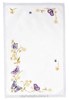Napperon Les papillons et fleurs bordé de dentelle Dim 40x60 cm