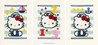 Cartes de vœux Hello Kitty marine Lot 3 pieces