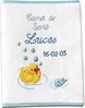 Carnet de sant canard  sur toile Aida