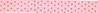 Biais pois rose rouleau 20M repli en 2 de largeur 20-9.5mm