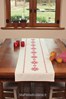 chemin de table toile de neige