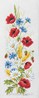 Fleurs des champs sur toile aida